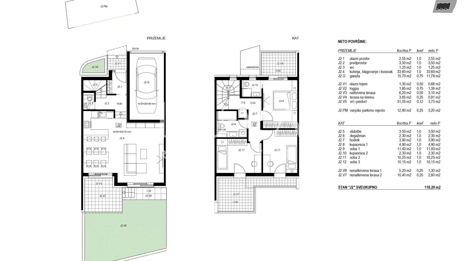 Zagreb, Perjavica, Luxusneubau zu verkaufen, Whg J2
