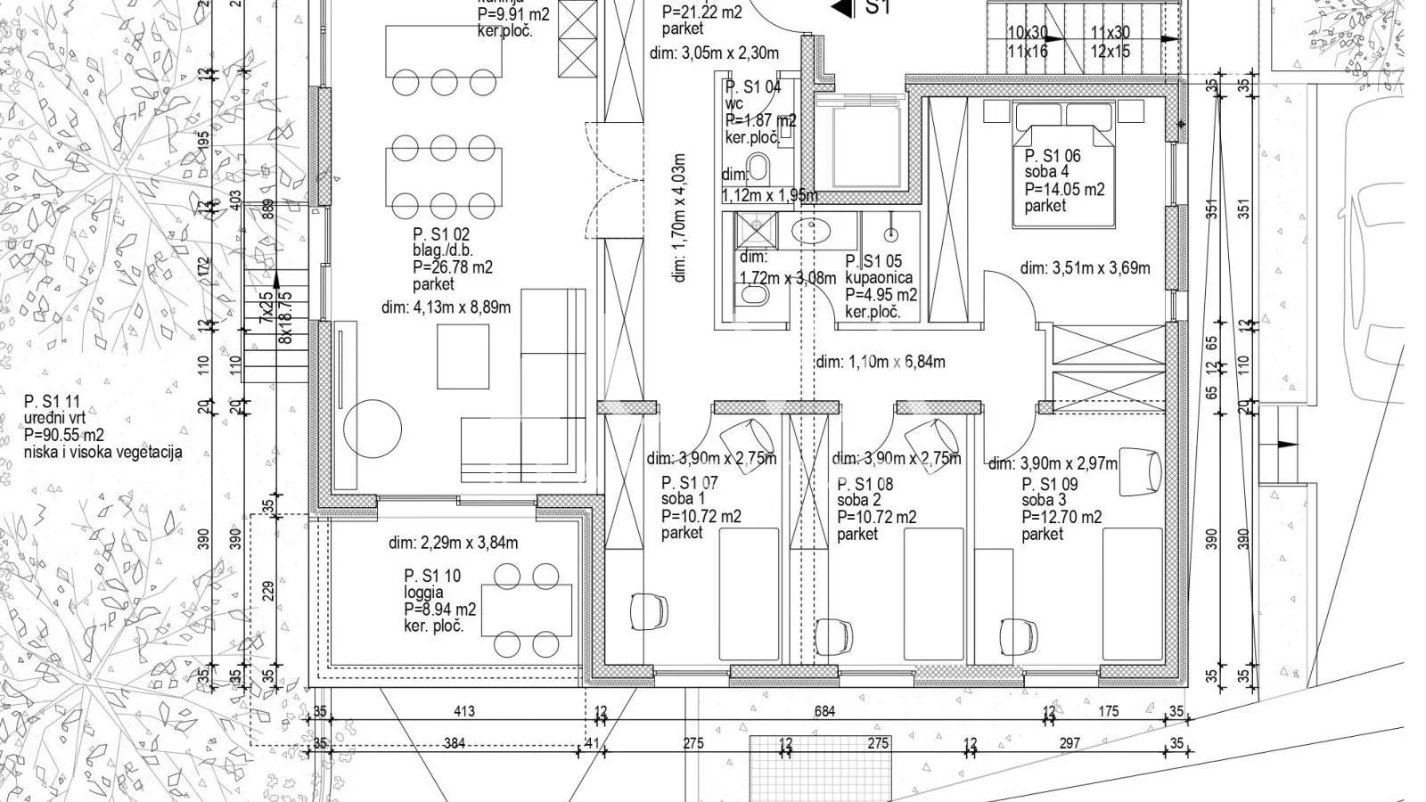 Zagreb, Voćarsko naselje, novogradnja na prodaju 217,94m2