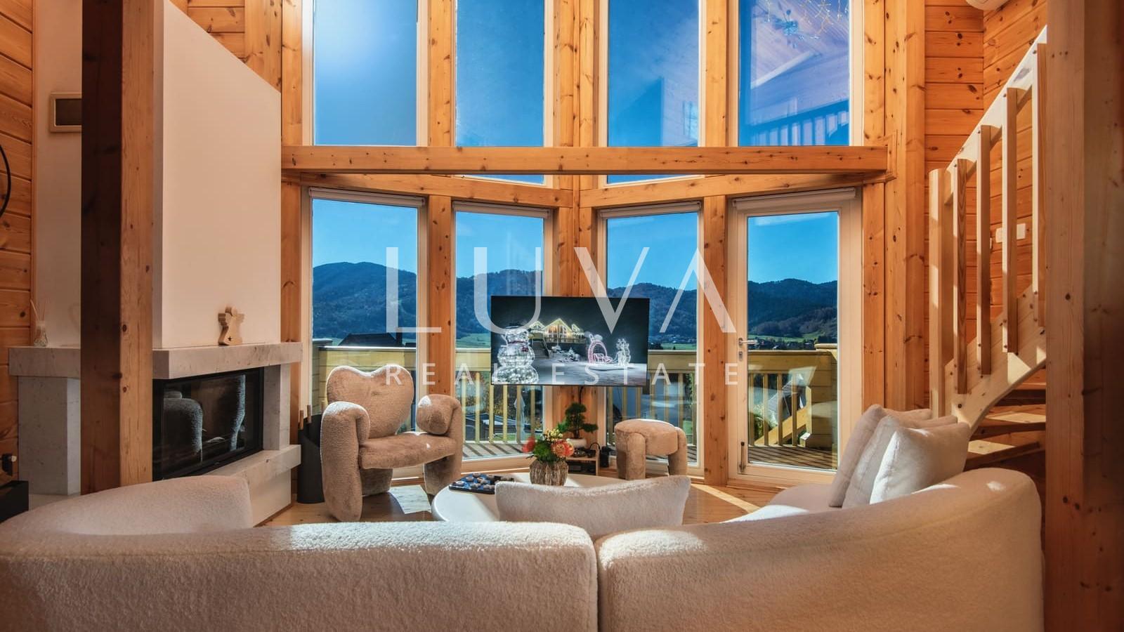 Mrkopalj, Gorski Kotar, moderna drvena kuća na prodaju