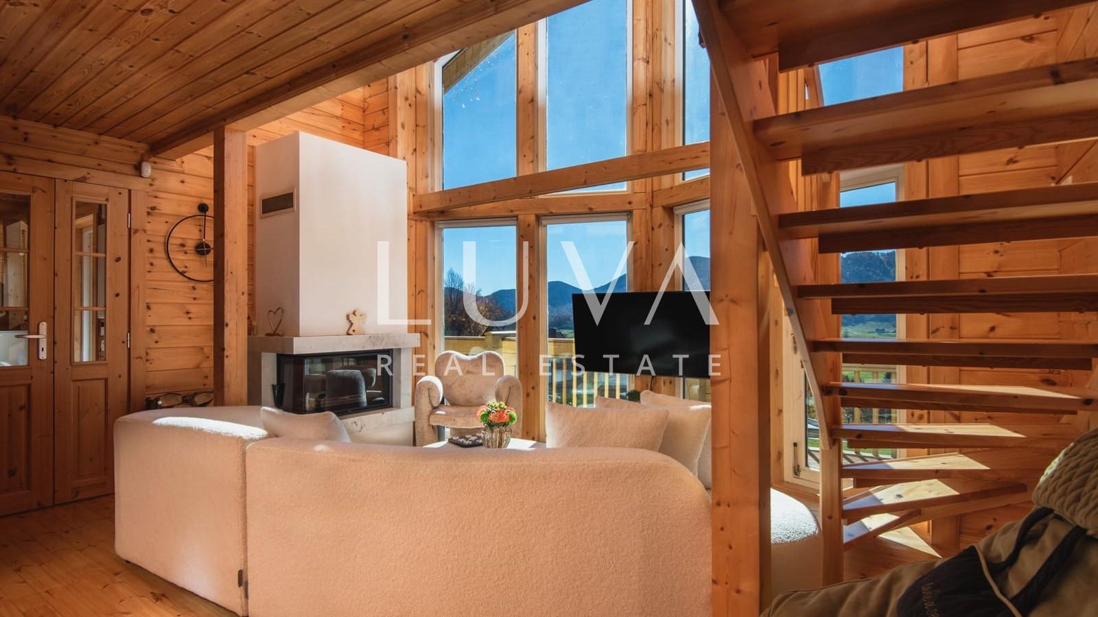 Mrkopalj, Gorski Kotar, moderna drvena kuća na prodaju