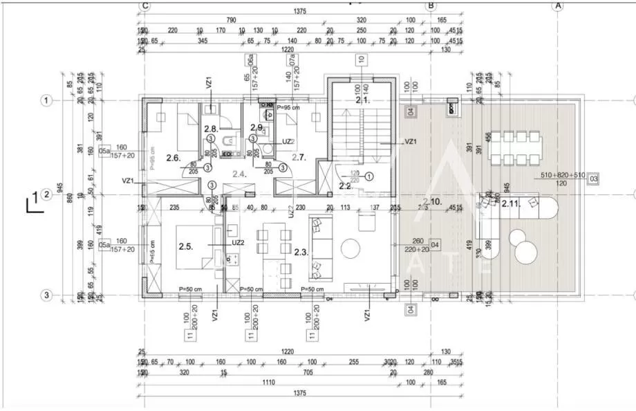 Zagreb, Kustošija, penthouse u novogradnji, 128,82 m2