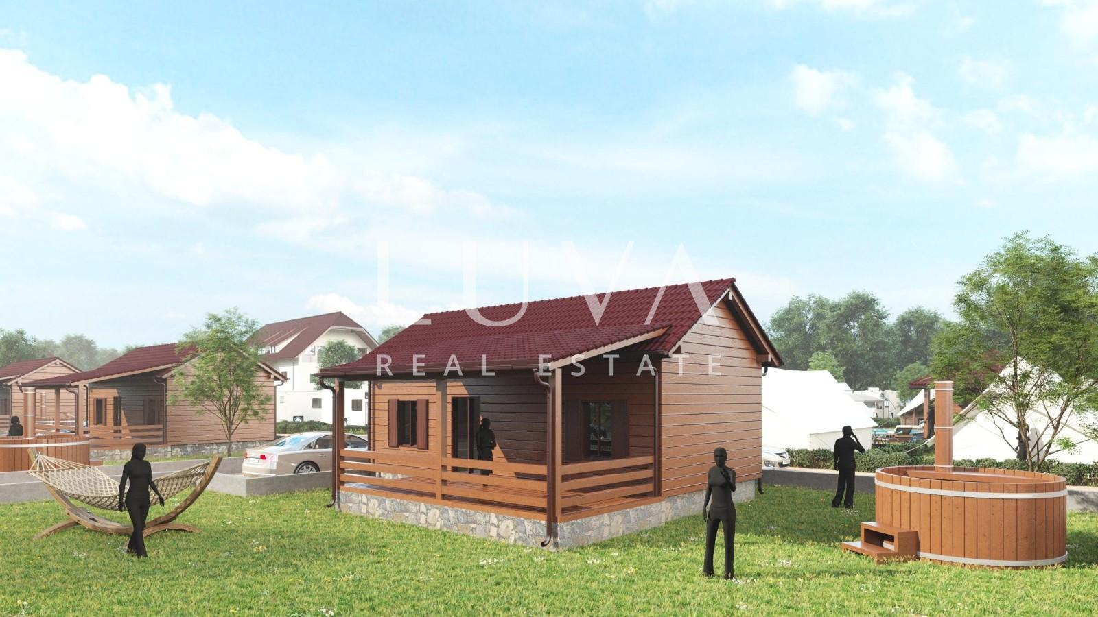 Plitvička jezera, Kompolje, investicijski projekt s građevinskim dozvolama i etno kućom, 27.840 m2