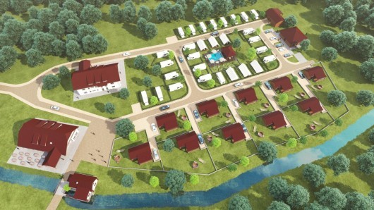Plitvička jezera, Kompolje, investicijski projekt s građevinskim dozvolama i etno kućom, 27.840 m2