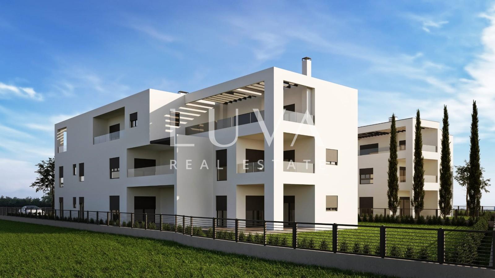 Poreč, Mali Maj, modern penthouse with sea view, 169 m²