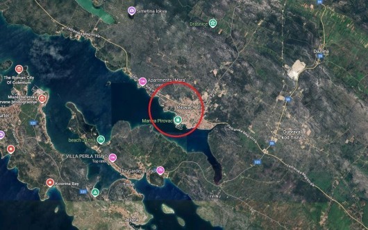 Pirovac, Vodice, prodaje se građevinsko zemljište od 610 m²