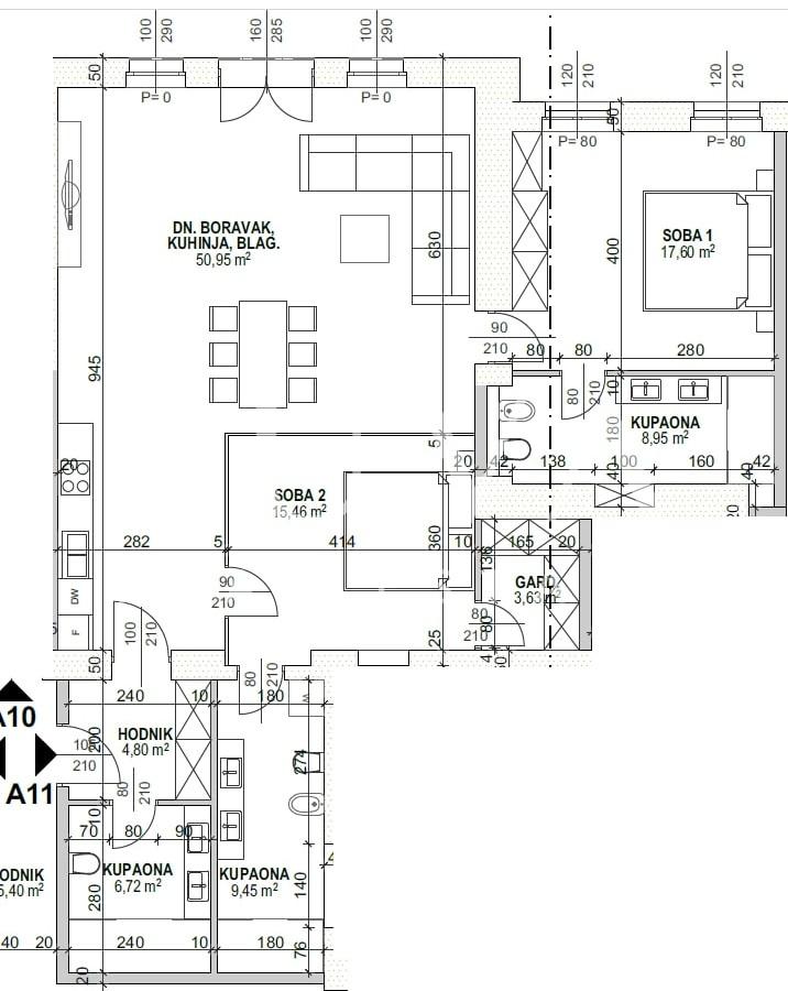 Opatija, city center, luxury apartment 114.15 m² for sale