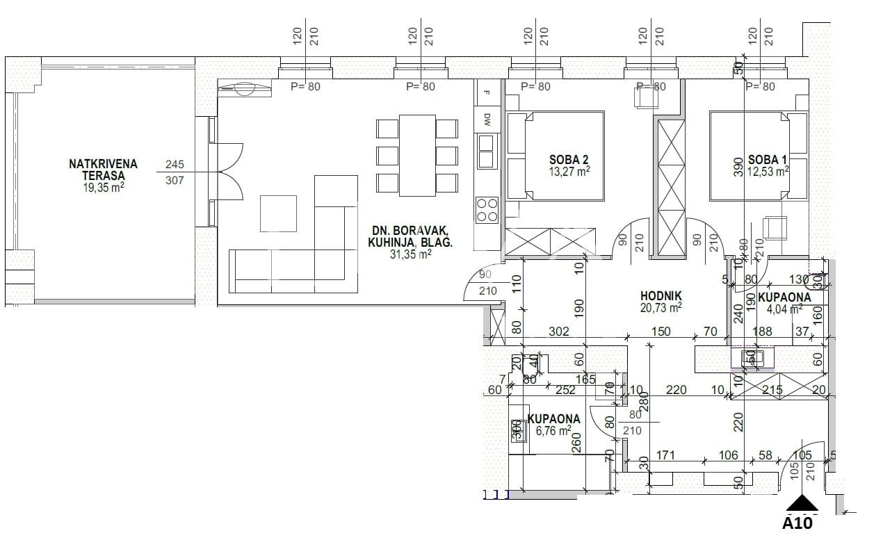 Opatija, city center, luxury apartment NFA 93.79 m² for sale