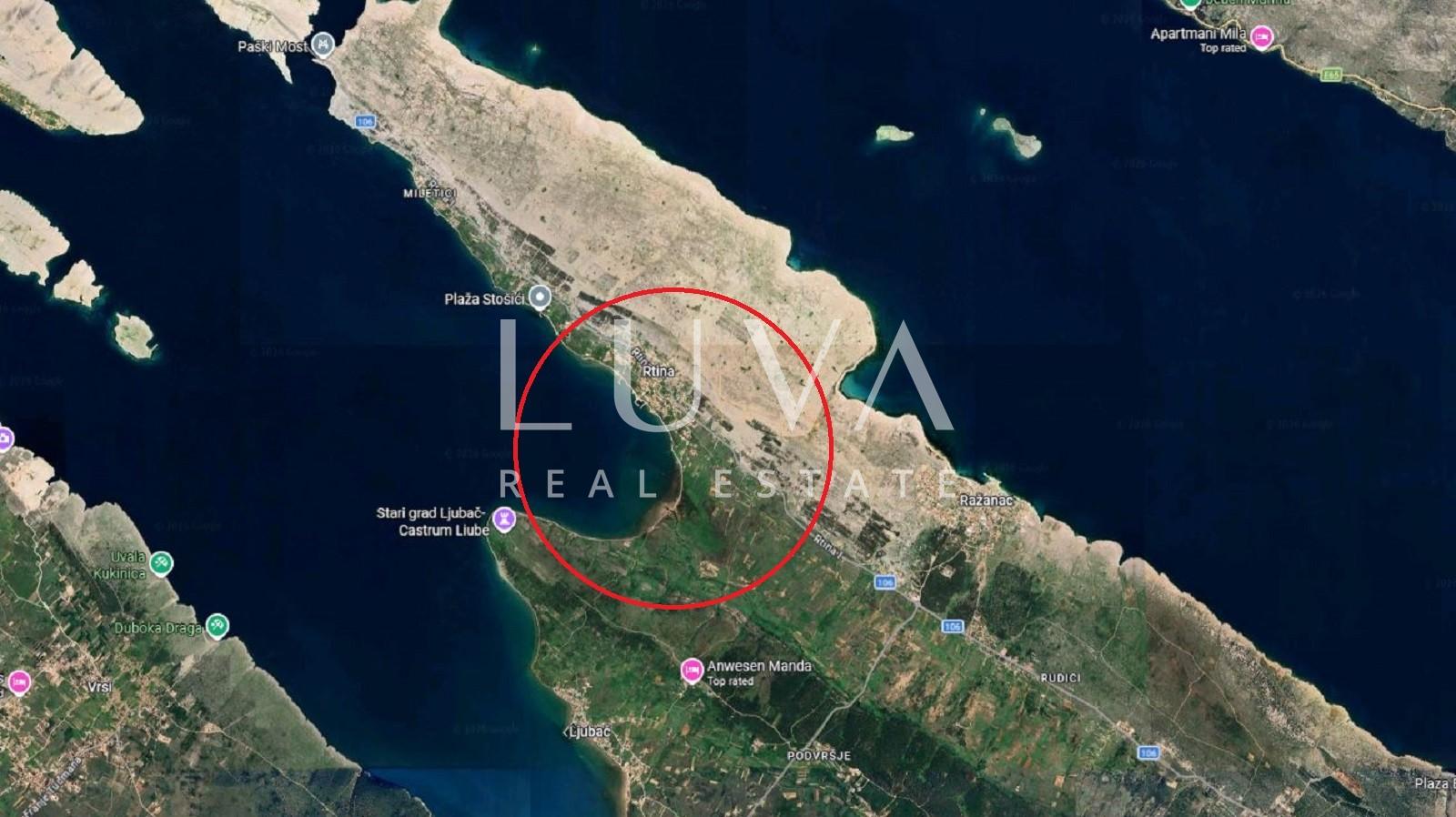 Zadar, Rtina, building plot of 3,825 m² for sale