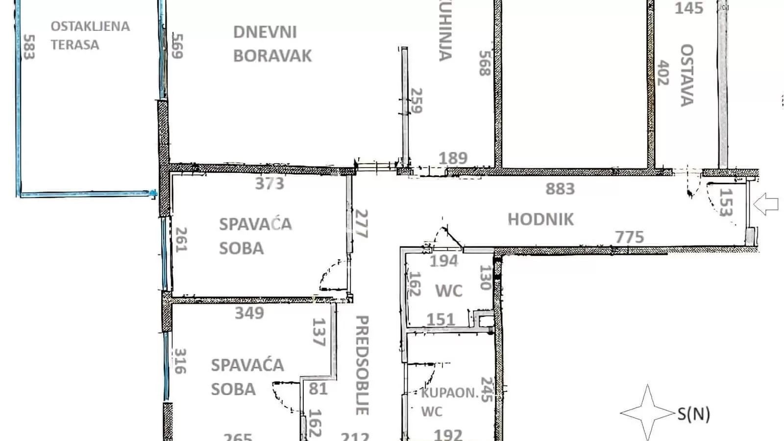 Zagreb, Vrbani III, Fünf-Zimmer-Wohnung 120 m2, zum Verkauf