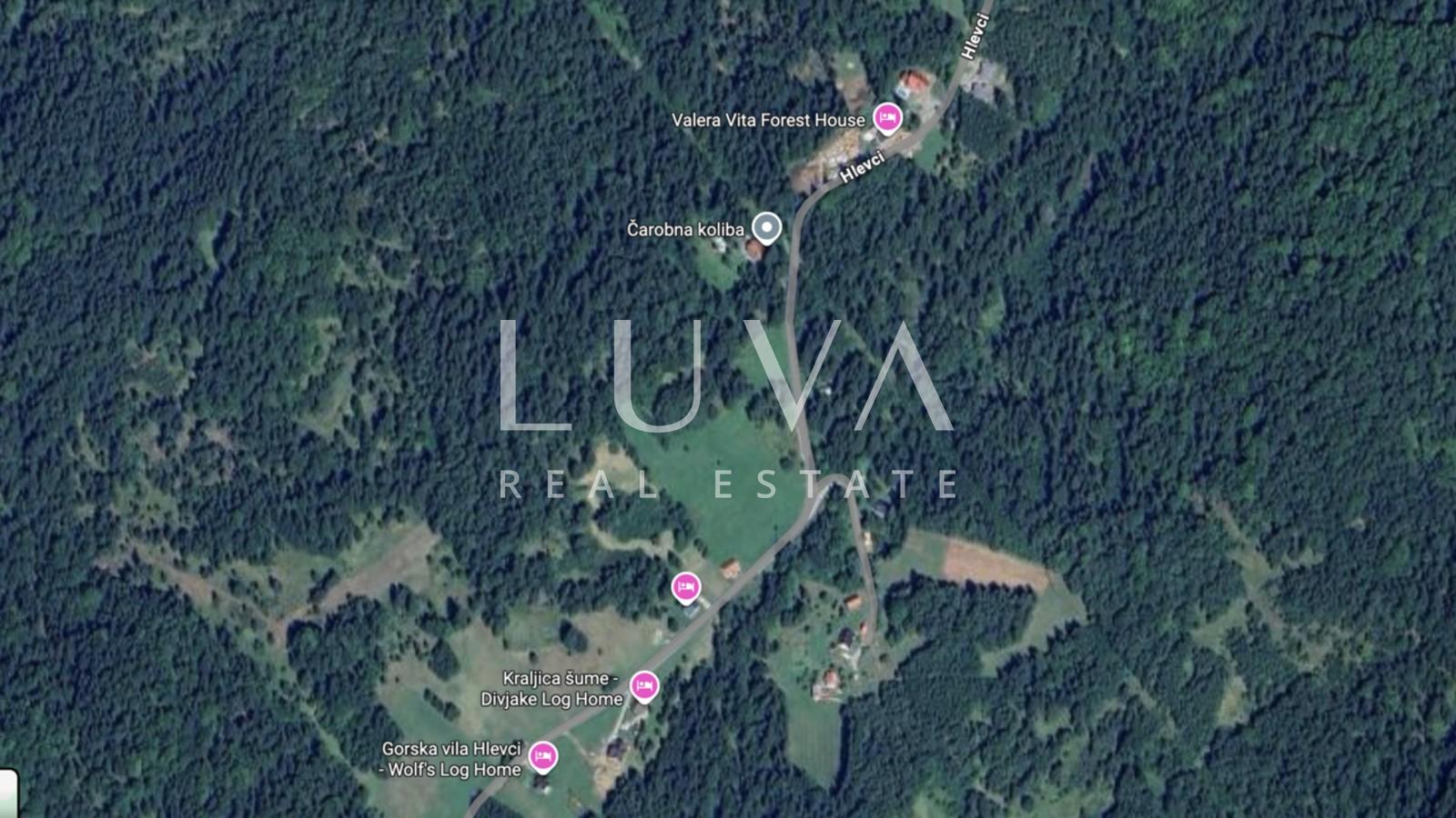 Gorski kotar, Hlevci, building plot of 2363 m2