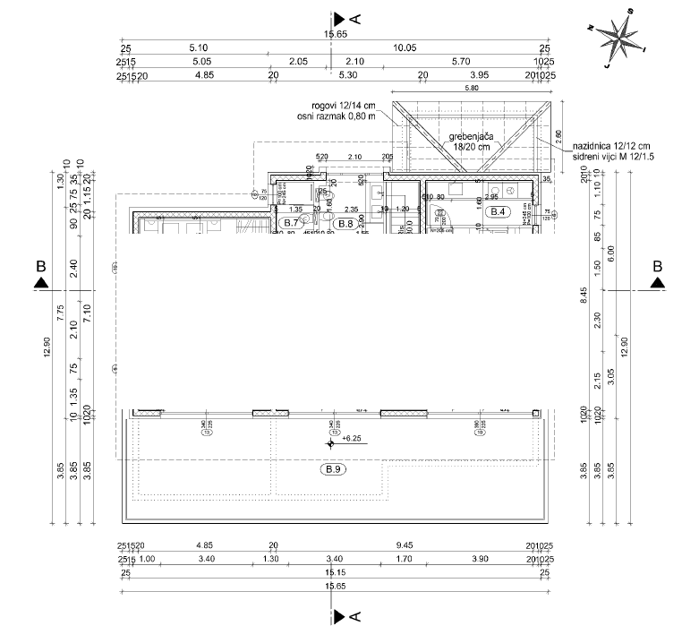 Opatija, luxury 143 m² penthouse with sea view and terrace