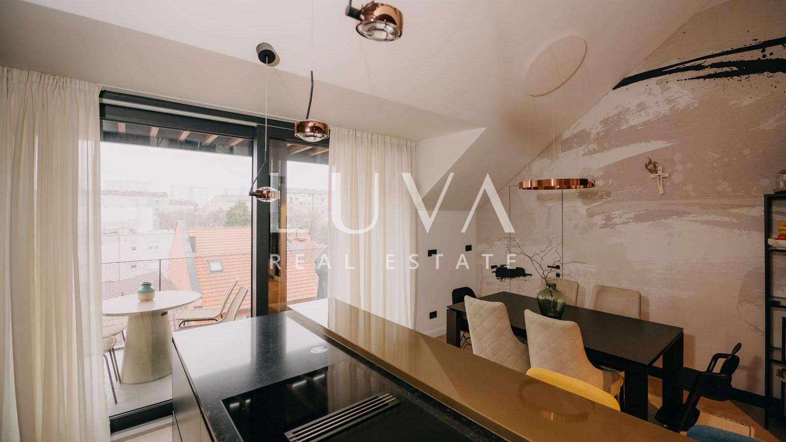 Zagreb, Jarun, luksuzan penthouse 165m2 NKP + 3GPM, prodaja