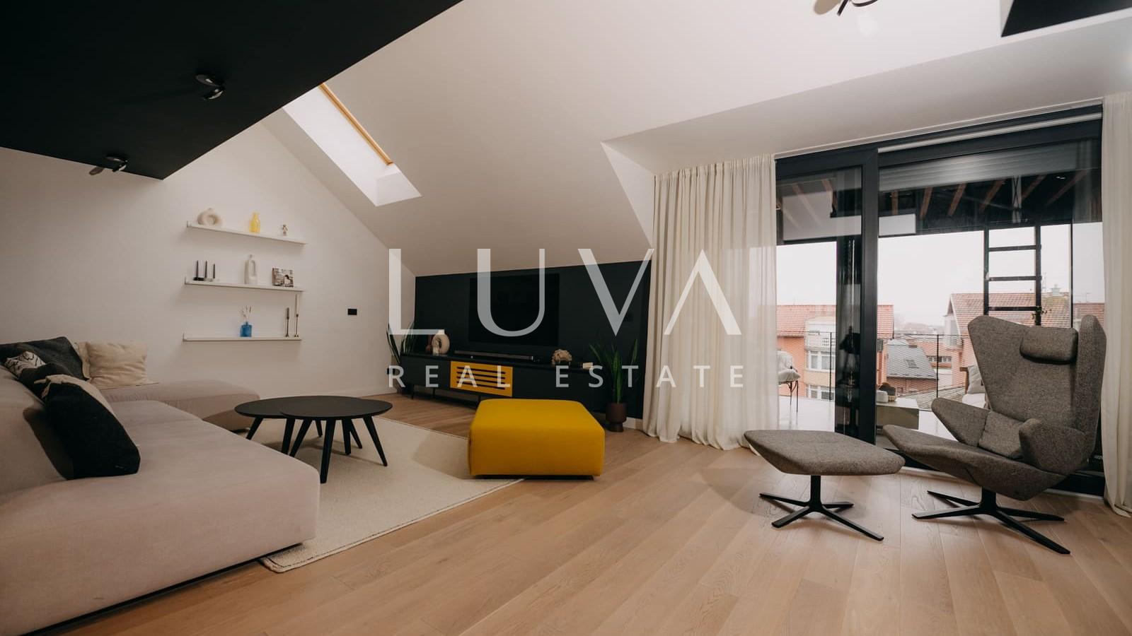 Zagreb, Jarun, luksuzan penthouse 165m2 NKP + 3GPM, prodaja