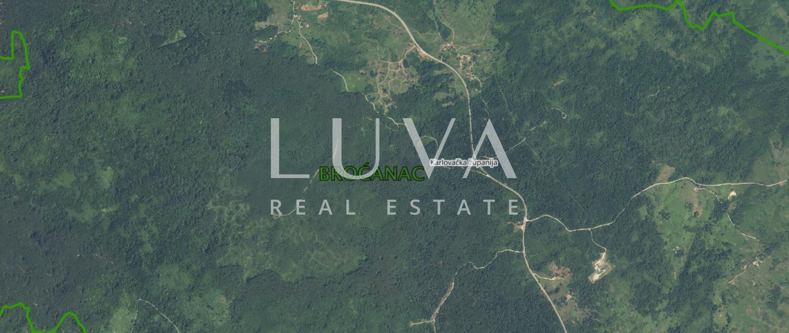 Slunj, Broćanac, zemljište 204.119m2 na prodaju