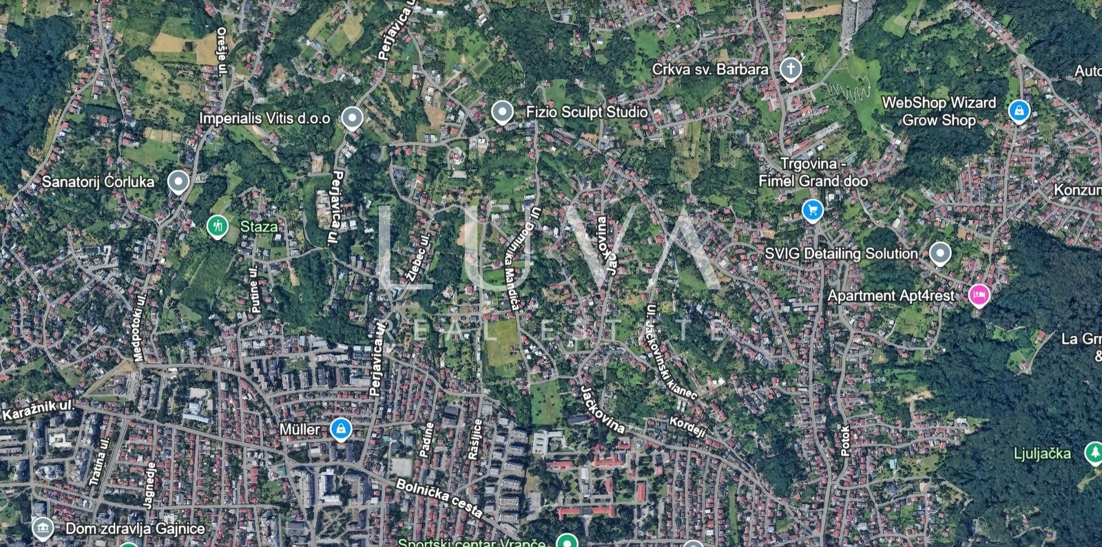 Zagreb, Gornje Vrapče, građevinsko zemljište 600m2, prodaja