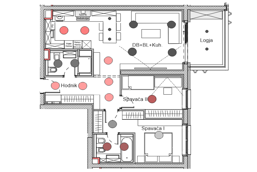 Zagreb, Heinzelova, 3-Zimmer-Wohnung im VMD-Neubau, 109 m² zu verkaufen