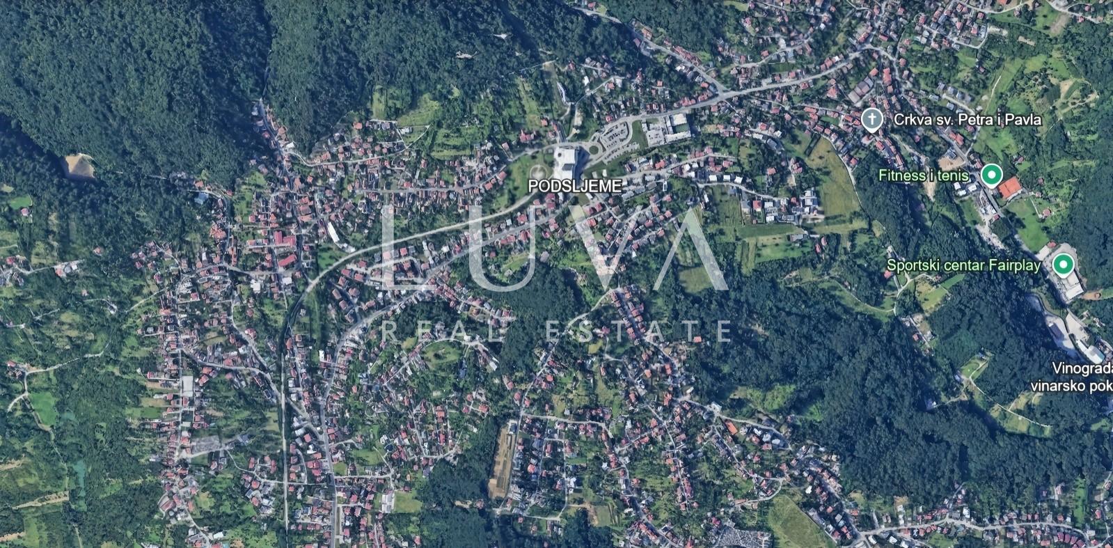 Zagreb, Gračani, building plot with permit 4800 m2, sale