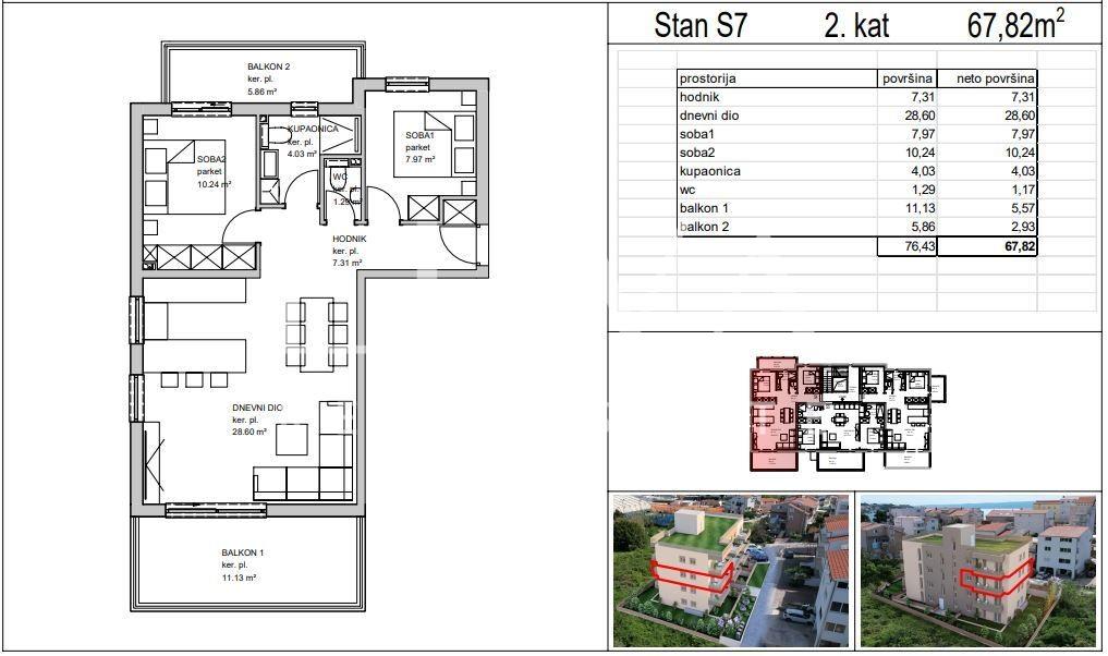 Split, Stobreč, building plot with valid location permit for sale, 1,360 m²