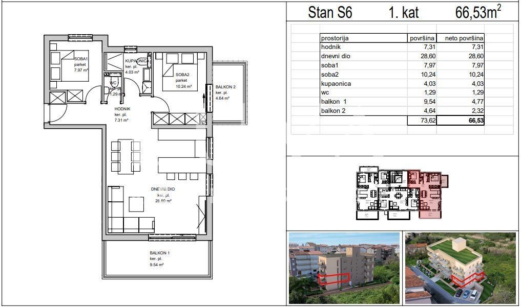 Split, Stobreč, building plot with valid location permit for sale, 1,360 m²