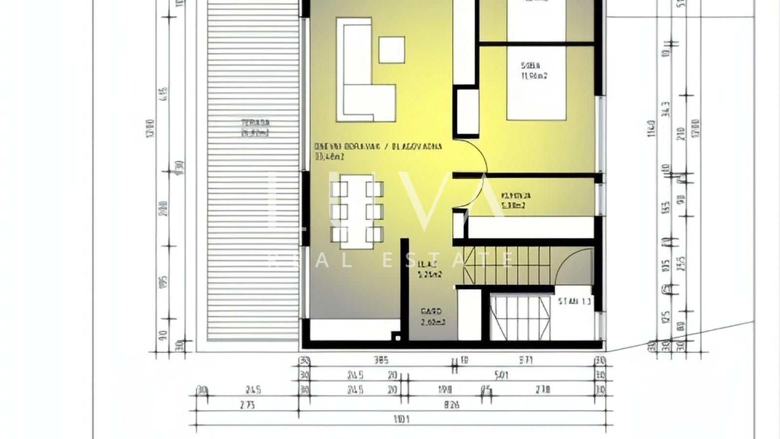 Samobor Zentrum – Luxus-Penthouse 105,86m2 zu Vermieten