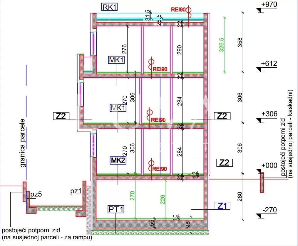 Zagreb, Fraterščica – Neubau 4-Zimmer-Wohnung + 2 Außenstellplätze + 1 Garagenstellplatz, 108 m²