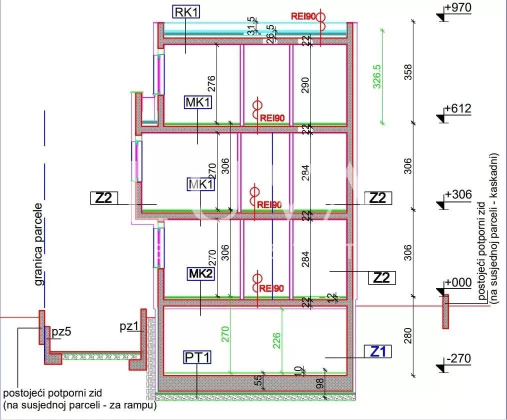 Zagreb, Fraterščica – Neubau 3-Zimmer-Wohnung + 2 Außenstellplätze + 1 Garagenstellplatz, 99m²