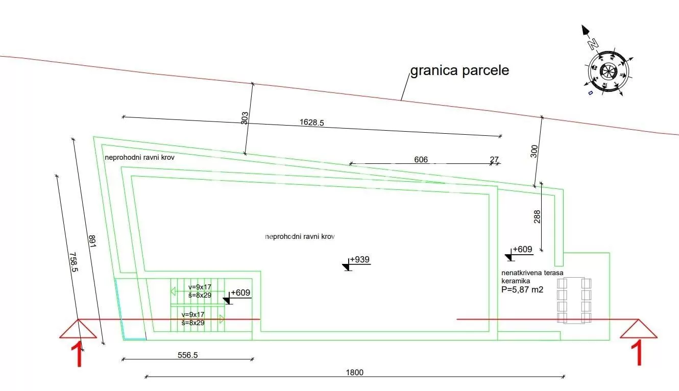 Zagreb, Fraterščica – Neubau 3-Zimmer-Wohnung + 2 Außenstellplätze + 1 Garagenstellplatz, 99m²