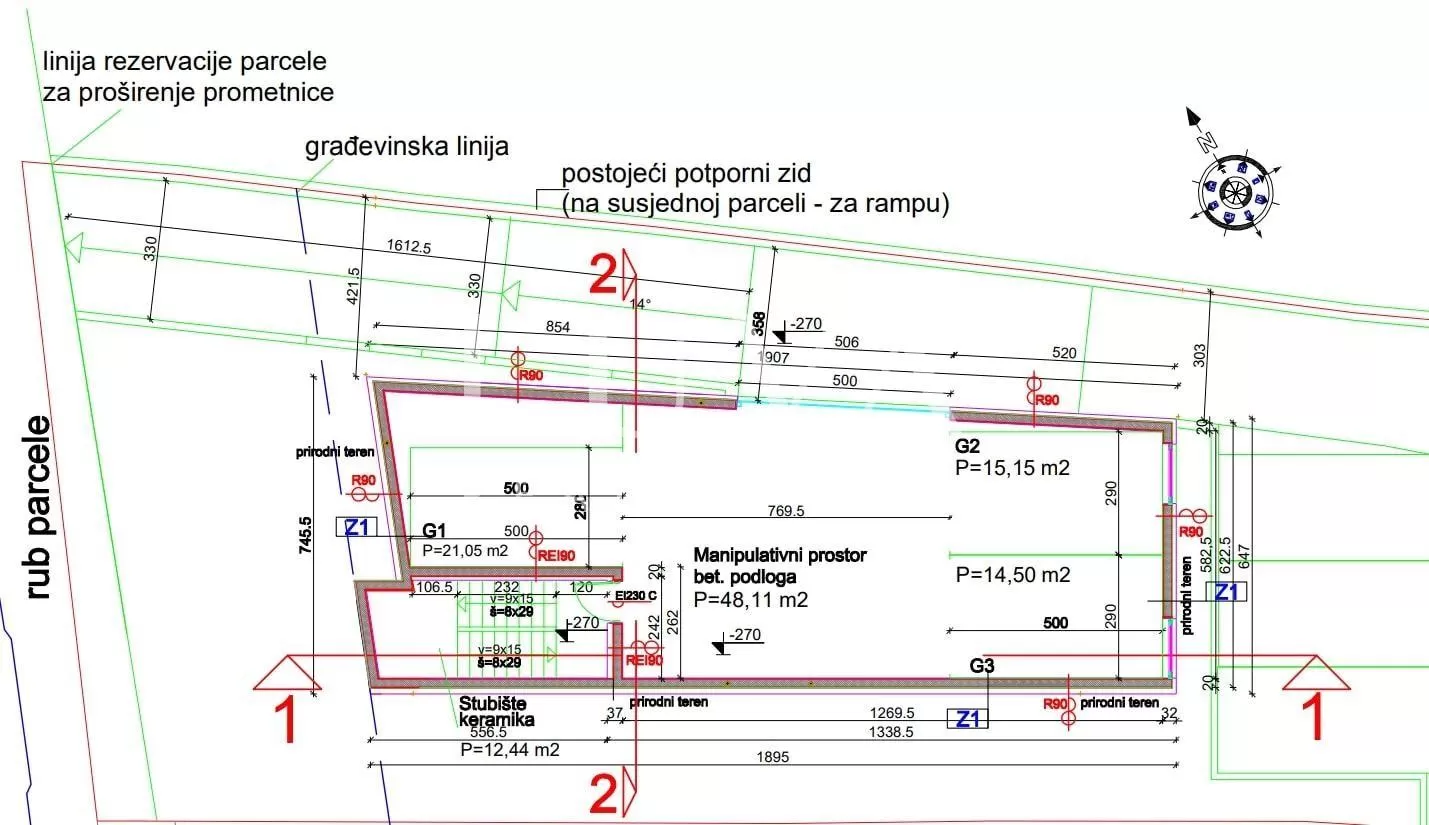 Zagreb, Fraterščica – Neubau 3-Zimmer-Wohnung + 2 Außenstellplätze + 1 Garagenstellplatz, 99m²
