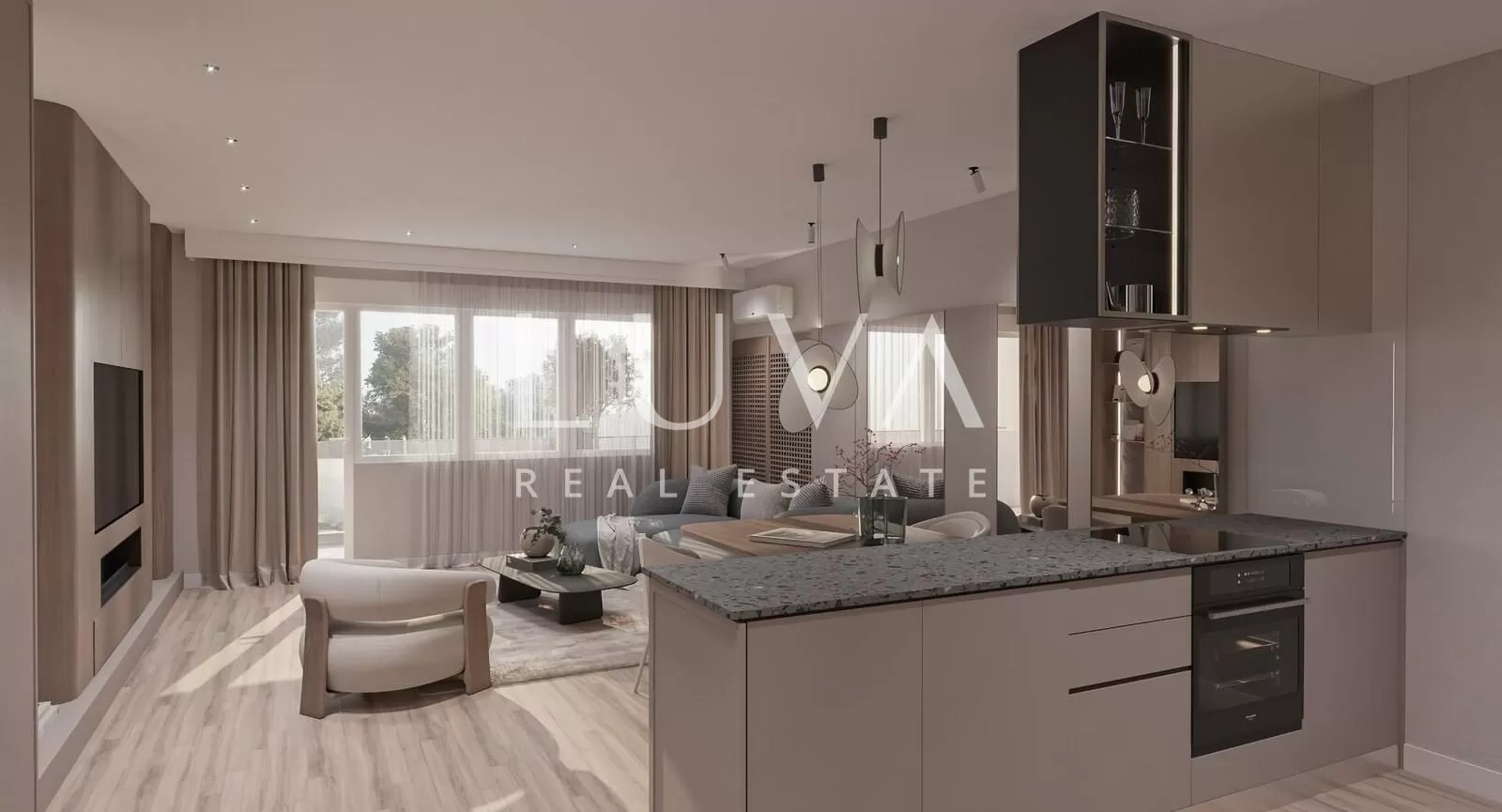 Zagreb, Maksimir, luxuriöse 3-Zi.-Neubauwohnung zu verkaufen