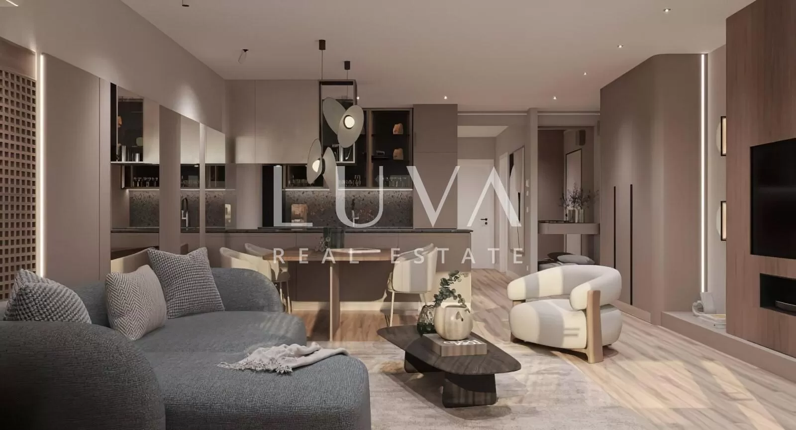 Zagreb, Maksimir, luxuriöse 3-Zi.-Neubauwohnung zu verkaufen