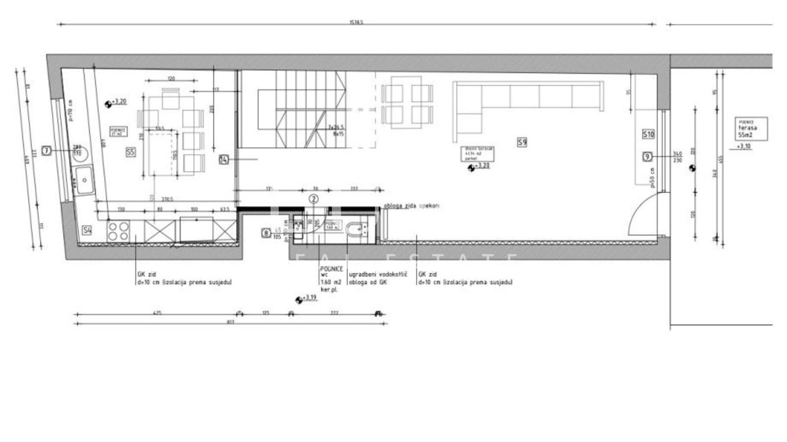 Zagreb, Medveščak, Exklusive Wohnung 259m2,  Verkauf