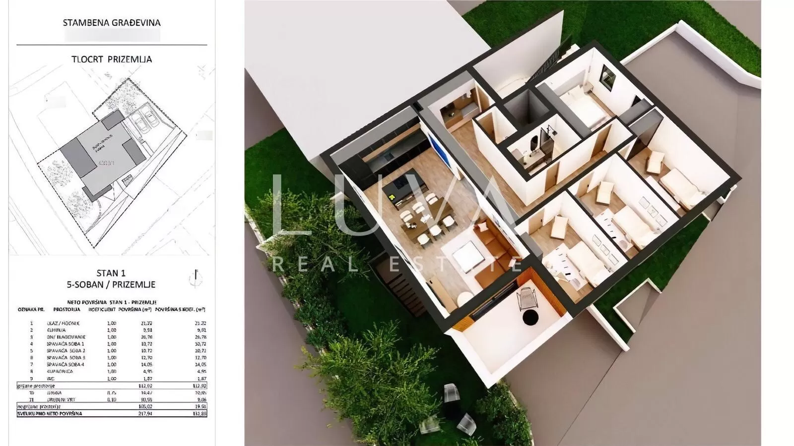 Zagreb, Voćarsko naselje, novogradnja na prodaju 217,94m2