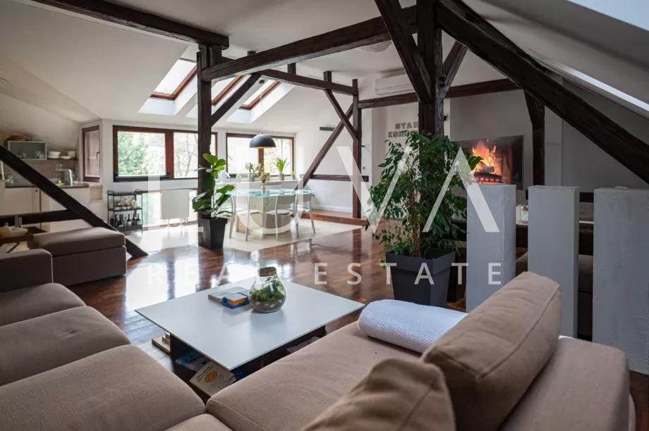 Zagreb, Črnomerec, speziell gestaltete Dreizimmerwohnung, 138m2
