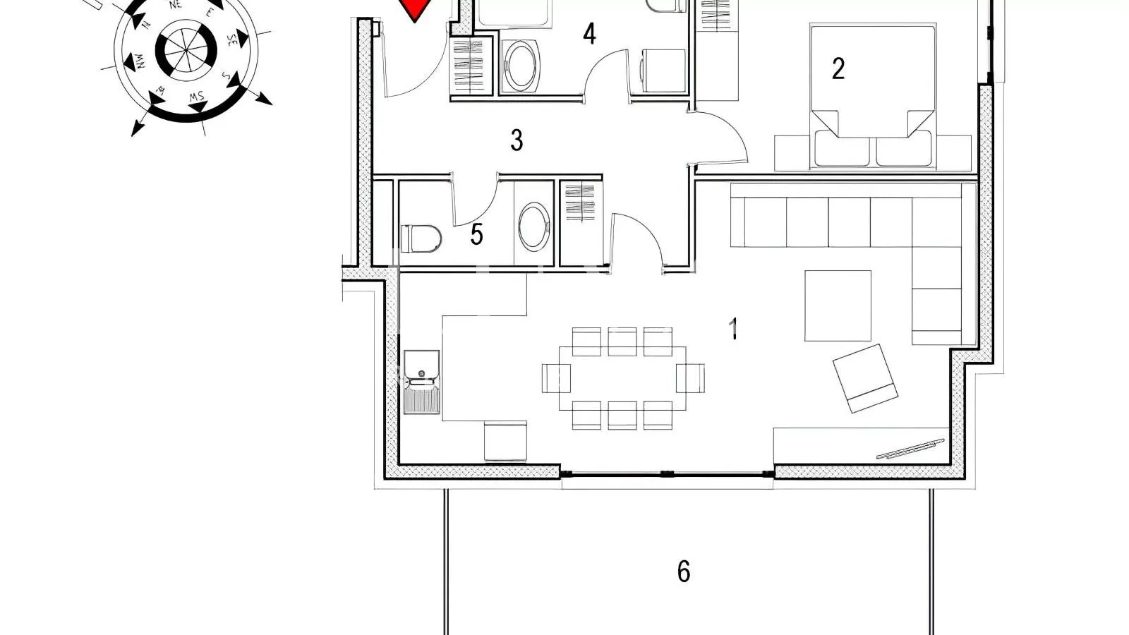 Zagreb, Dobri Dol – Luxus Neubau, 2 Zi, 72,35 m2 WNF