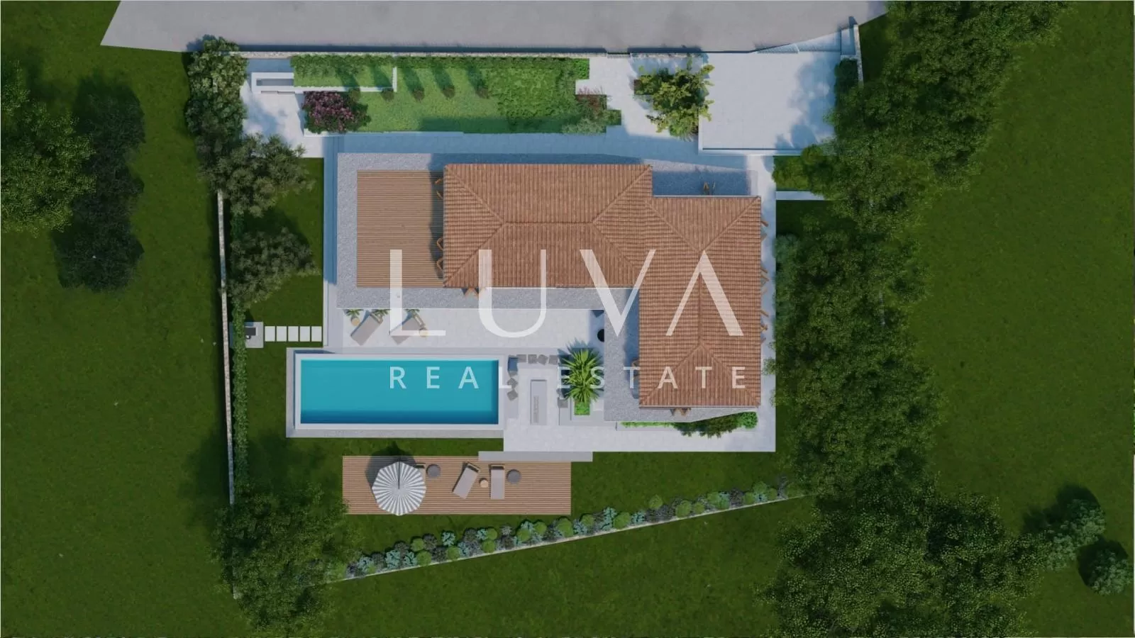 Sveti Lovreč, Istra, luksuzna vila s bazenom na prodaju