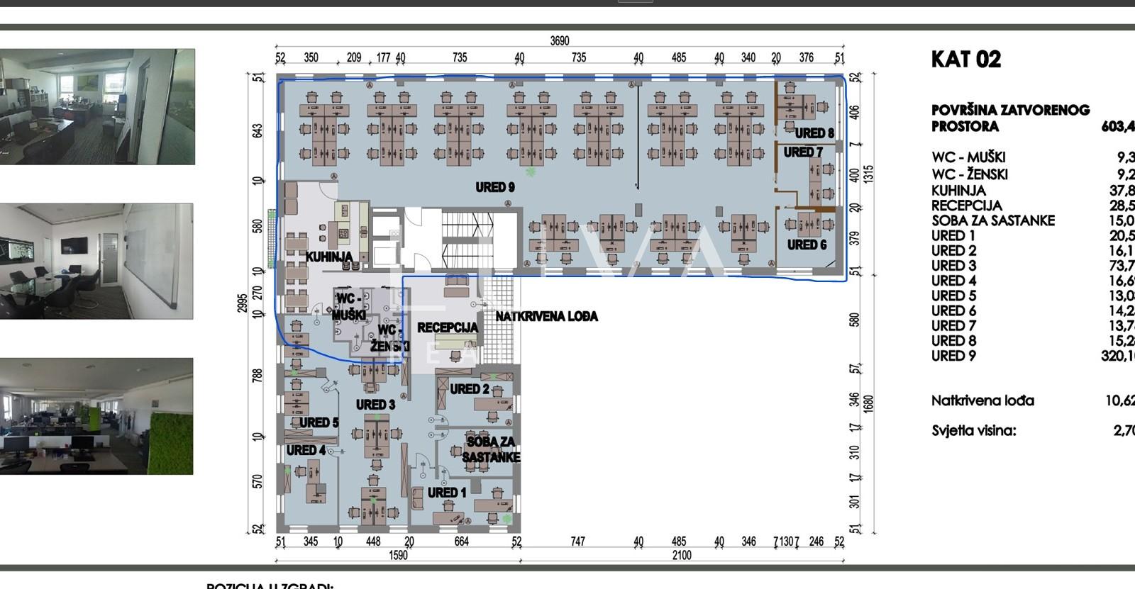 Zagreb, Kamenarka, commercial space 363 m² for rent