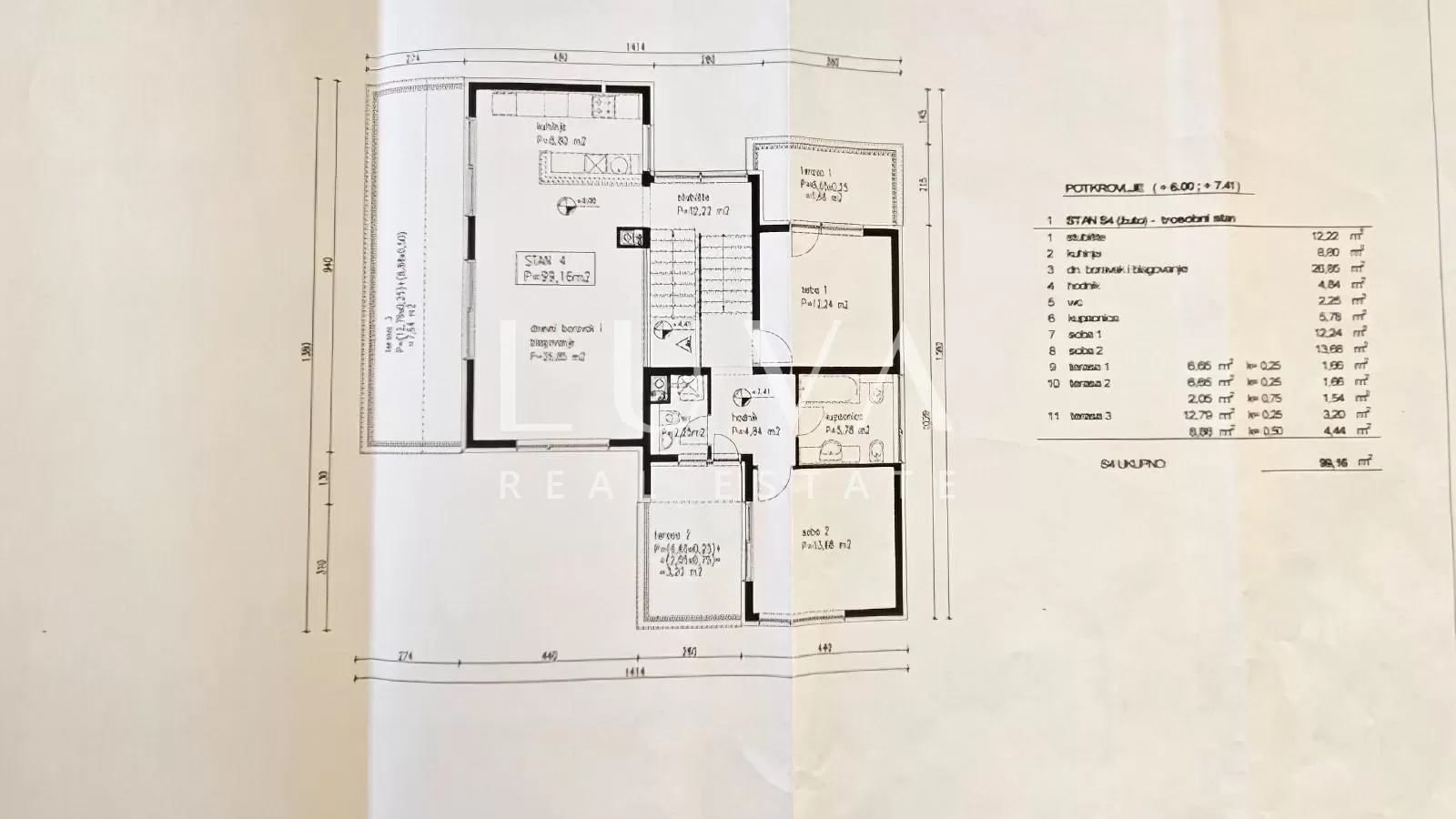 Laščina, moderne 3-Zimmer-Wohnung, 113m2 zu verkaufen