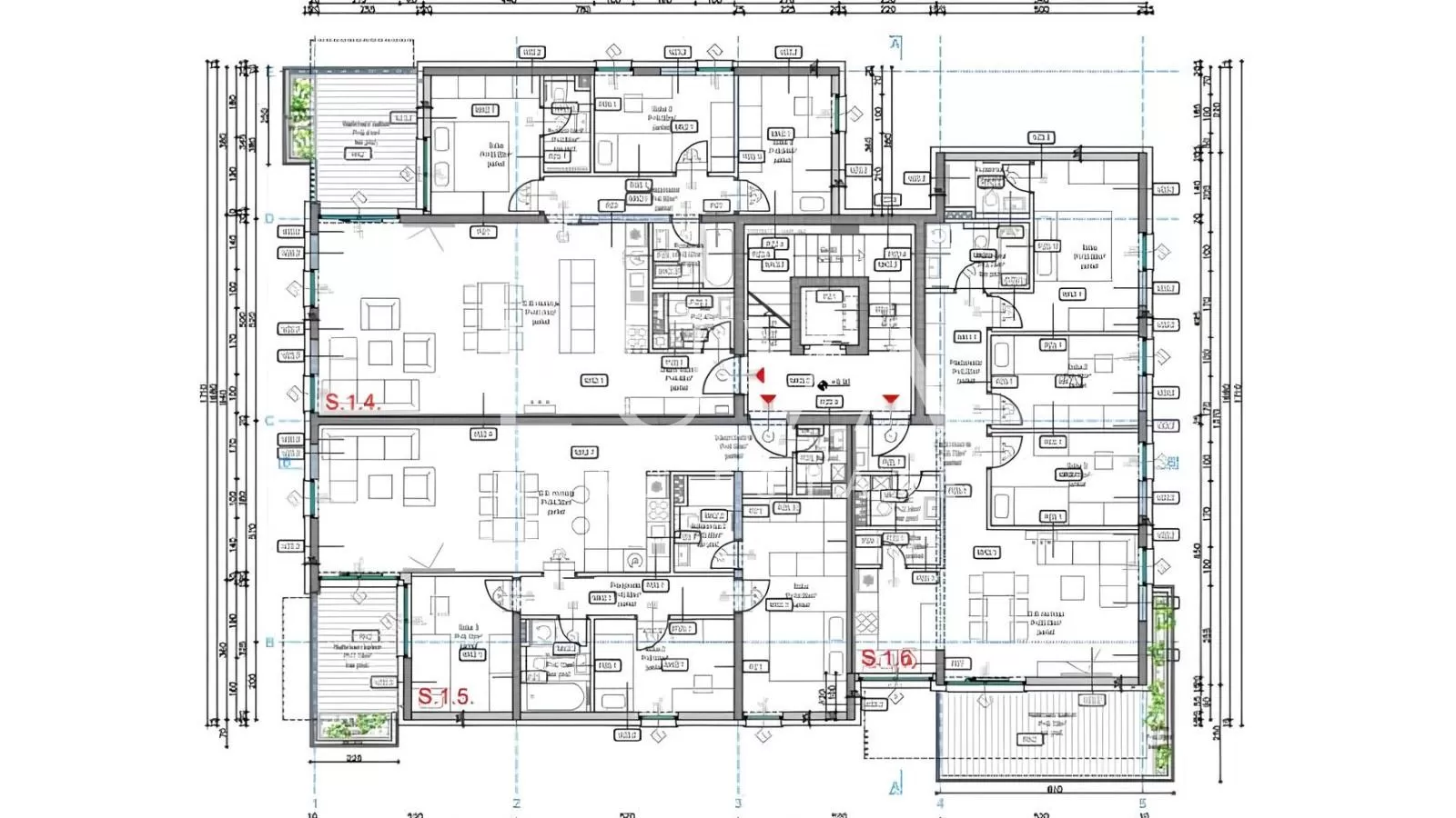 Jordanovac, luxuriöse Neubauwohnung, 4-Zimmer-Wohnung S 1.4 93,3 m²