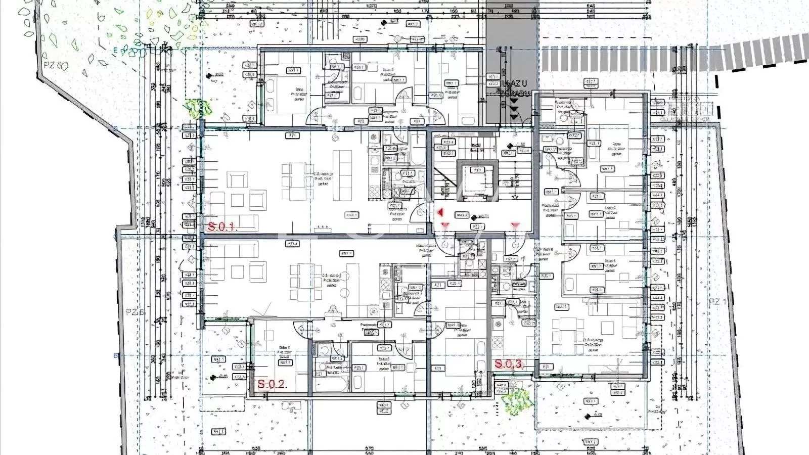 Jordanovac, luxuriöse Neubauwohnung, 4-Zimmer-Wohnung S 0.2, 98,2 m²