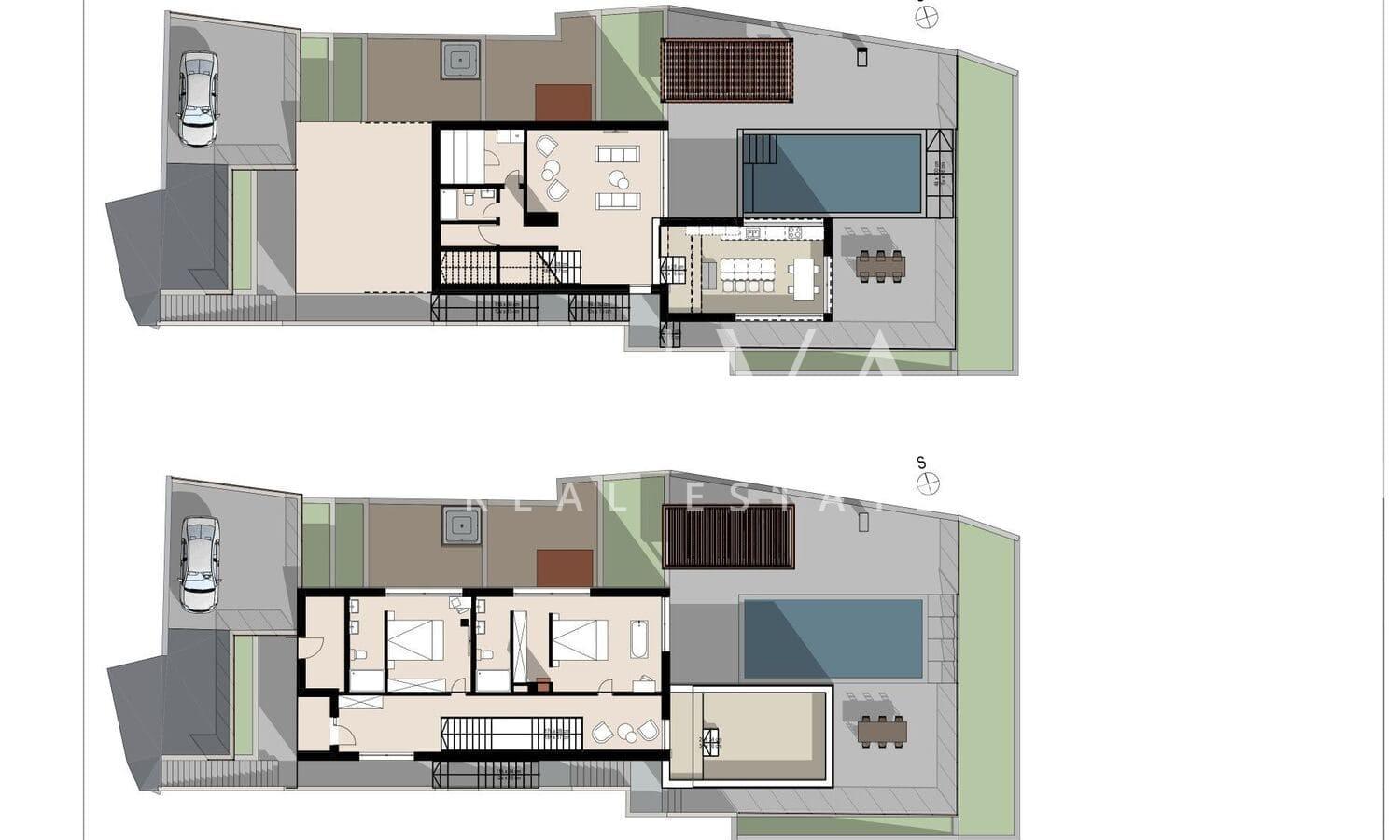 Kvarner, Brseč, Building land of 1,173 m² with sea view for sale