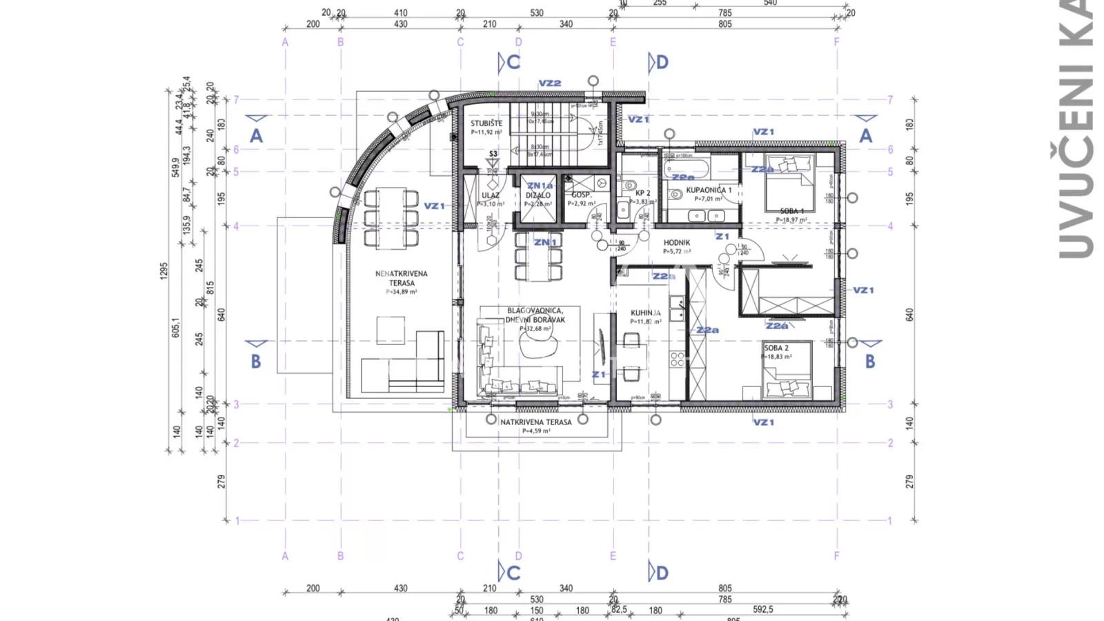Zagreb, Srebrnjak, Luxus-Penthouse in Neubau zu verkaufen
