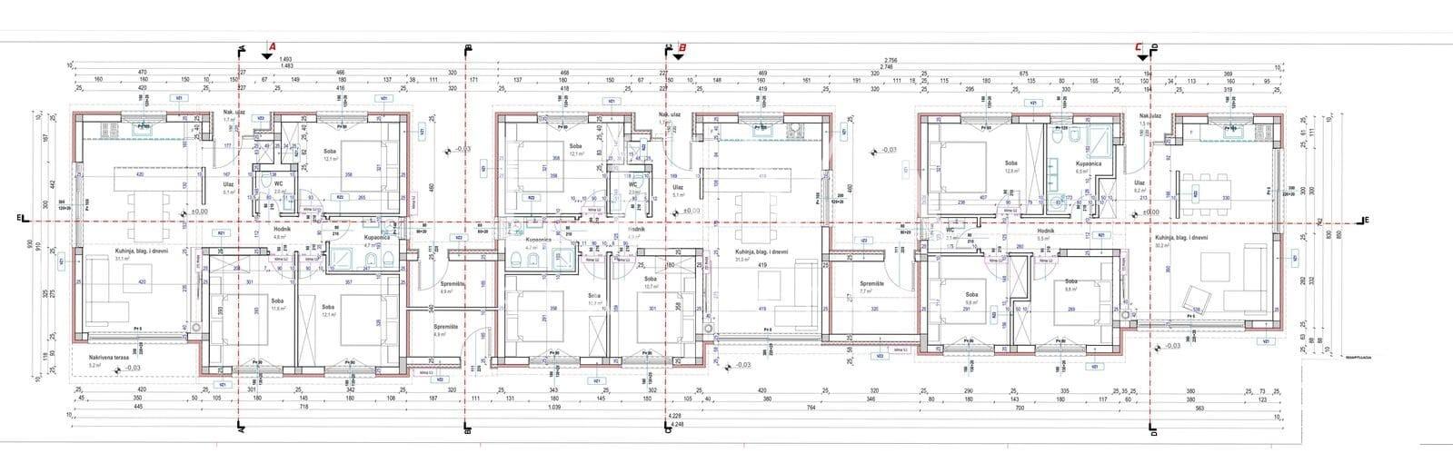 Istra, Kaštelir, moderna prizemnica, 88 m2 s dvorištem na prodaju