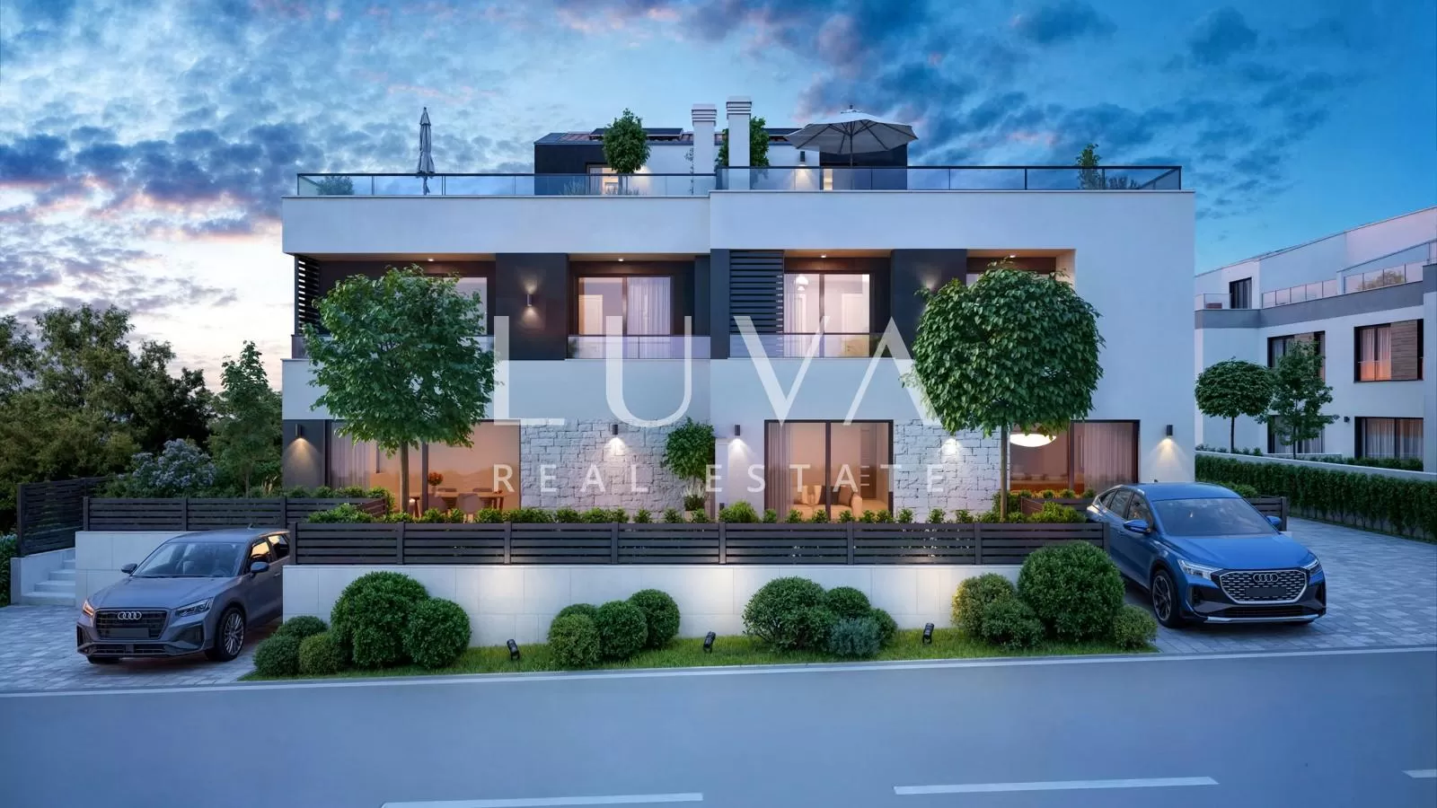 Istria, Poreč, modern terraced house with pool,  126.34 m²