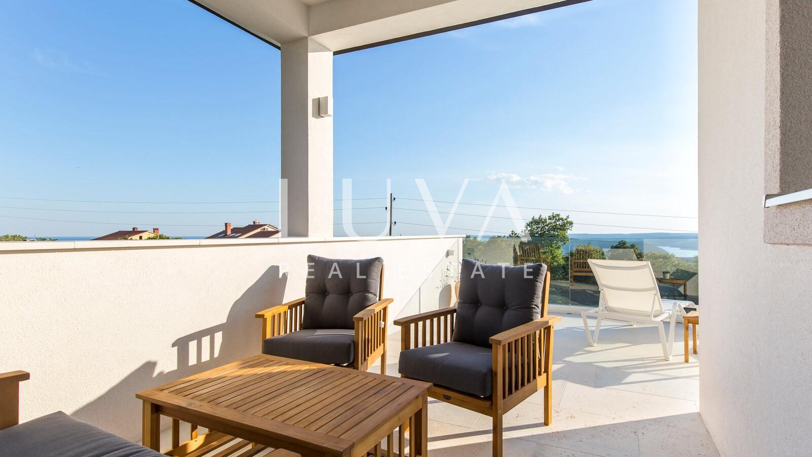 Istria, Labin, luxury villa with sea view, 240 m², for sale