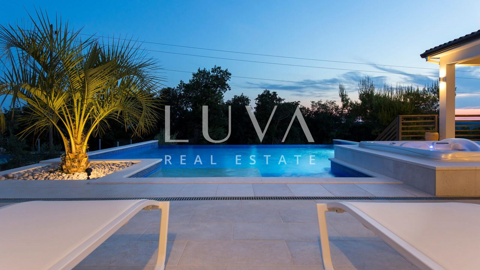 Istria, Labin, luxury villa with sea view, 240 m², for sale