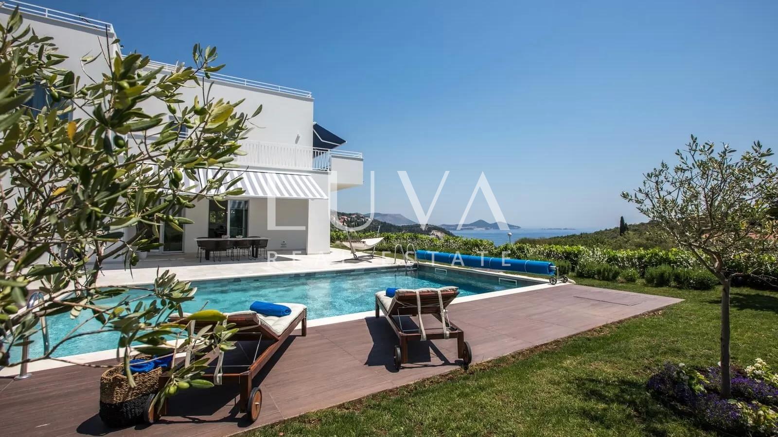 Orašac, Dubrovnik, luksuzna vila s bazenom blizu mora za najam
