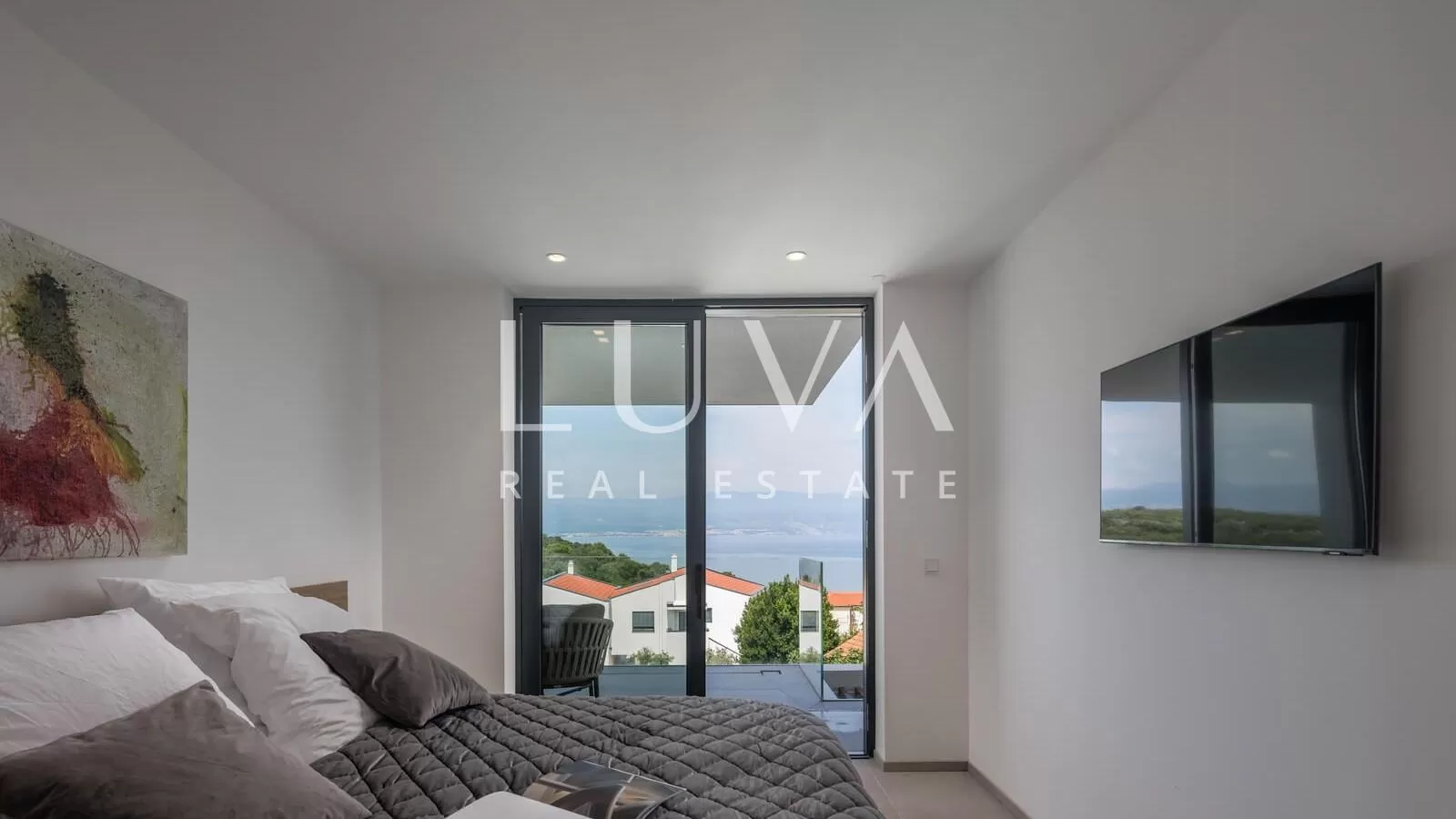 Vrbnik, Krk, vila blizu mora za dugoročni najam