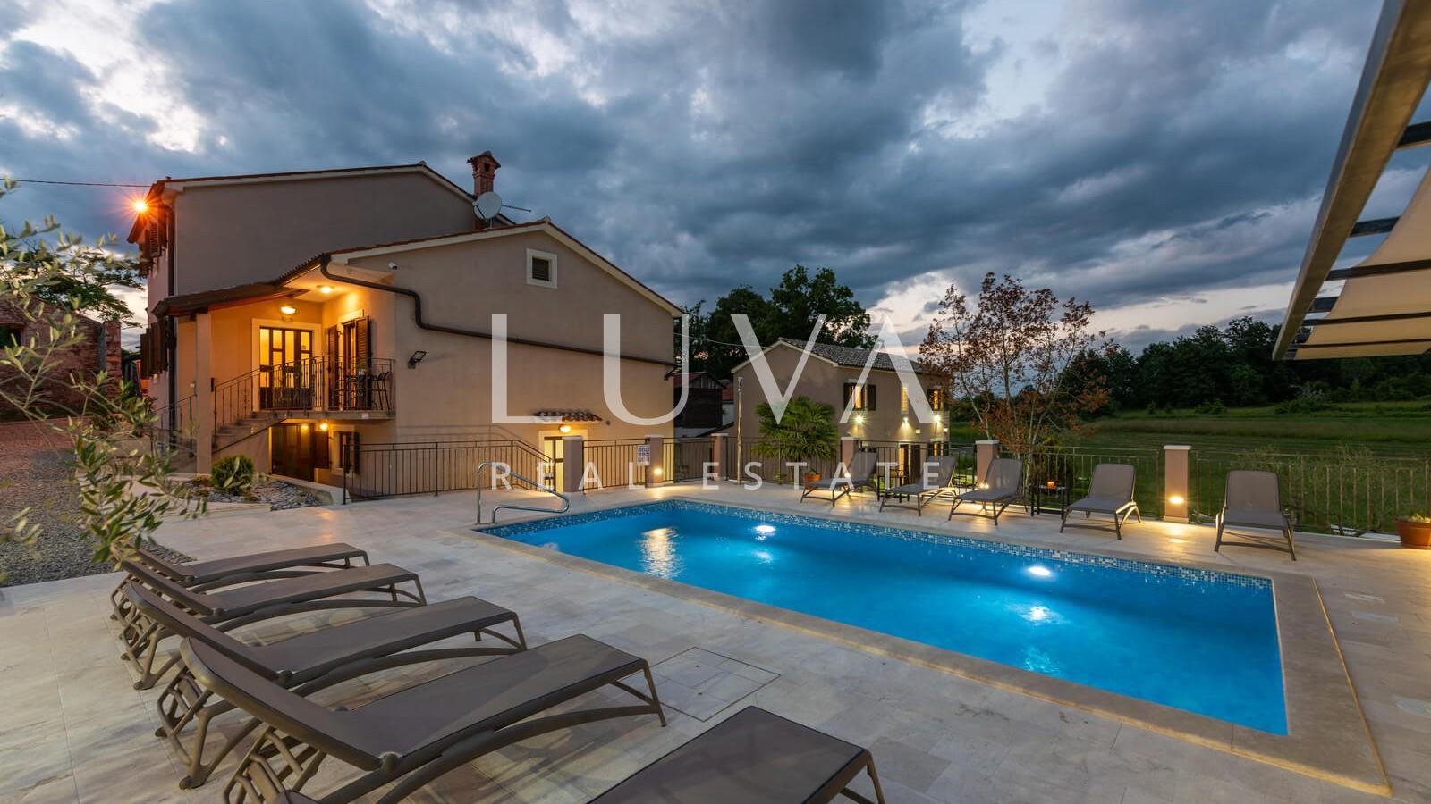 Istrien, Pićan, Villa mit Pool und Tennisplatz zum Verkauf