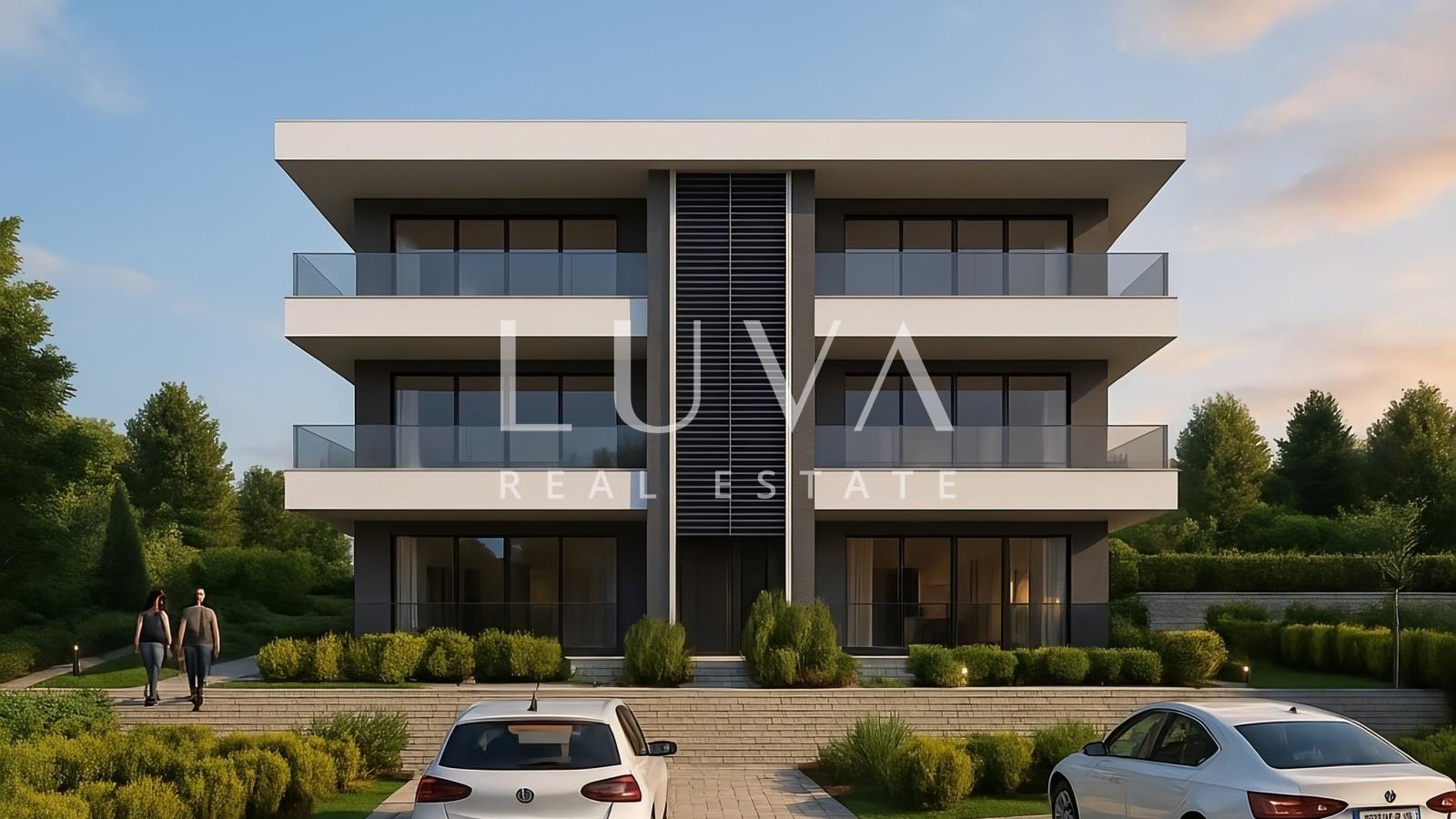 Krk, Omišalj, stan S1 u novogradnji uz more, na prodaju