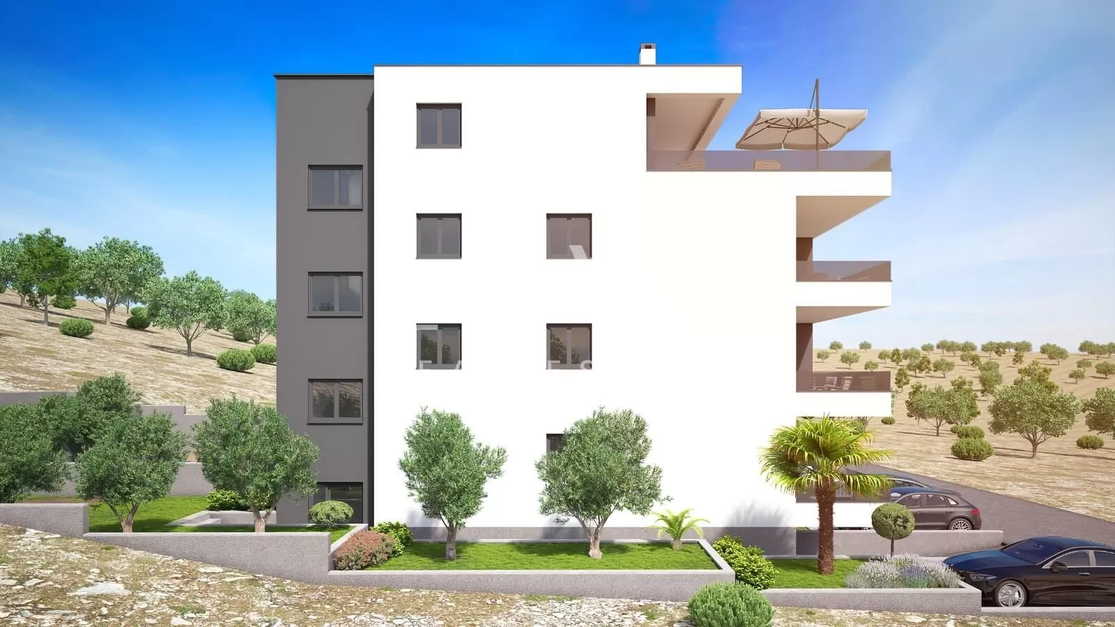 Otok Pag, apartman u novogradnji 98,50m2 na prodaju